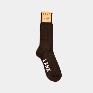 THICK SOCK / CHOCOLATE-Socks | LANX Proper Men's Shoes