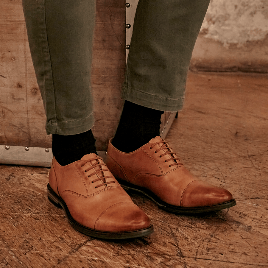 MAUDSLEY // TAN-Men's Shoes | LANX Proper Men's Shoes