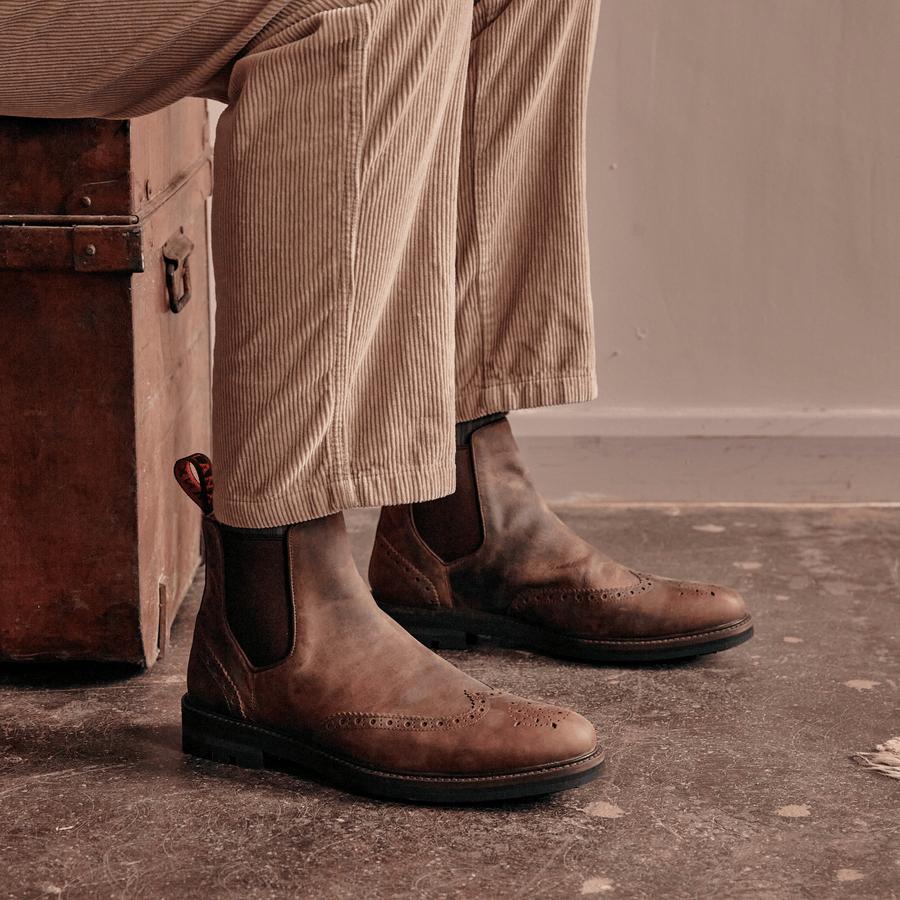 MITTON // ACACIA DISTRESSED-MEN'S SHOE | LANX Proper Men's Shoes