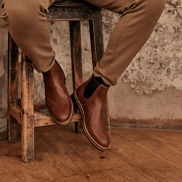 MITTON // CONKER DISTRESSED-Men's Chelsea | LANX Proper Men's Shoes