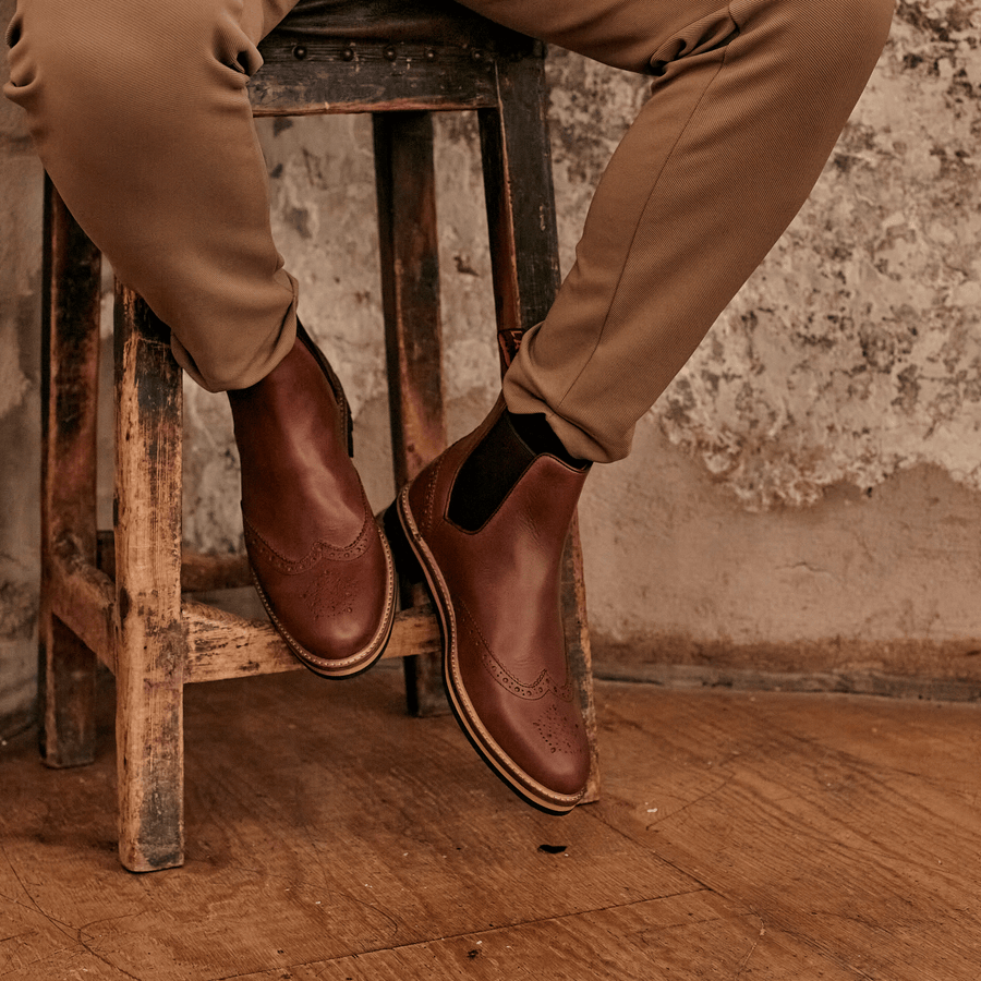 MITTON // CONKER DISTRESSED-Men's Chelsea | LANX Proper Men's Shoes