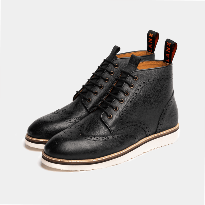 NEWTON // BLACK-MEN'S SHOE | LANX Proper Men's Shoes