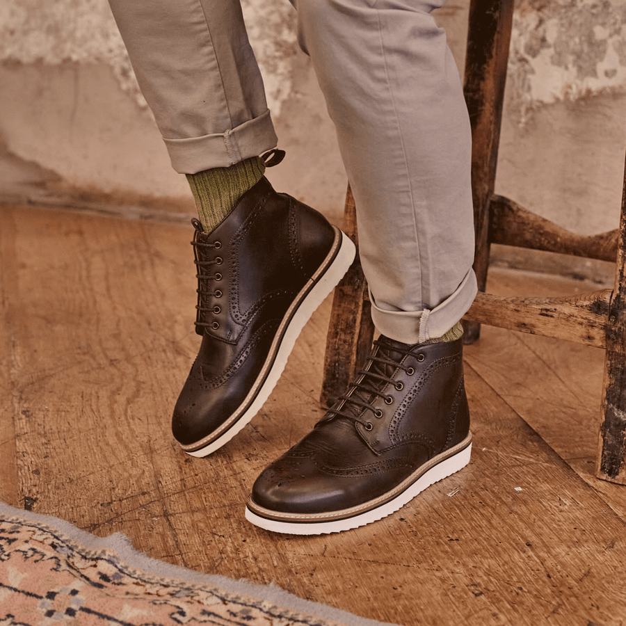 NEWTON // BROWN-Men's Boots | LANX Proper Men's Shoes