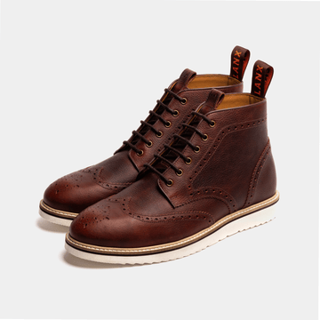 NEWTON // REDBRICK GRAINED-MEN'S SHOE | LANX Proper Men's Shoes