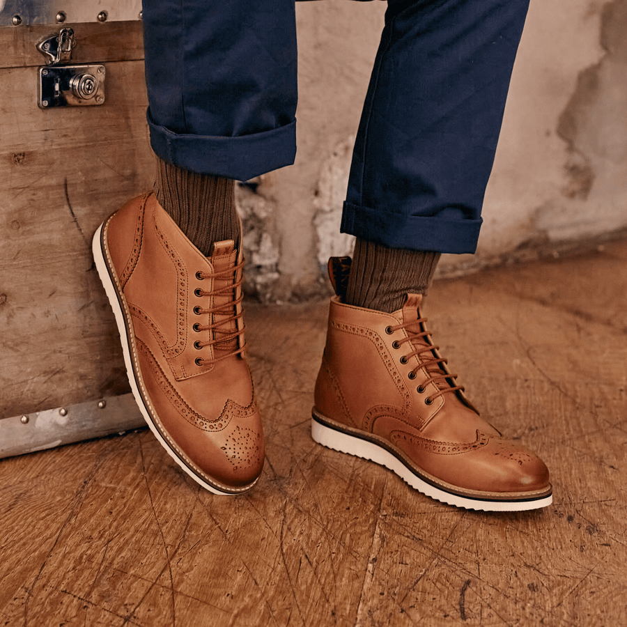 NEWTON // TAN-Men's Boots | LANX Proper Men's Shoes