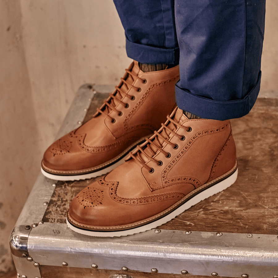 Best mens 2025 brogue boots