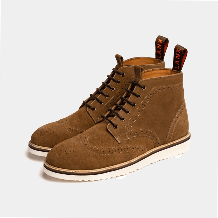 NEWTON // TAN SUEDE-MEN'S SHOE | LANX Proper Men's Shoes