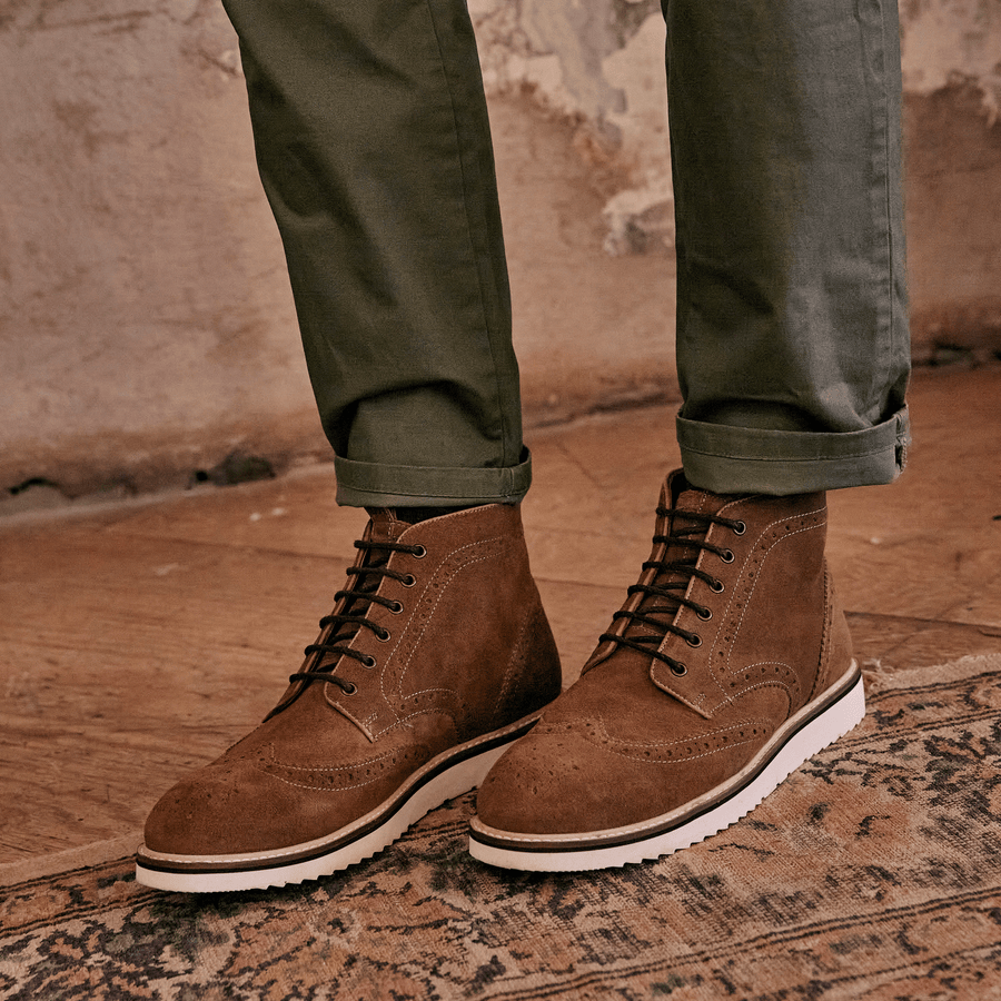 NEWTON // TAN SUEDE-Men's Boots | LANX Proper Men's Shoes