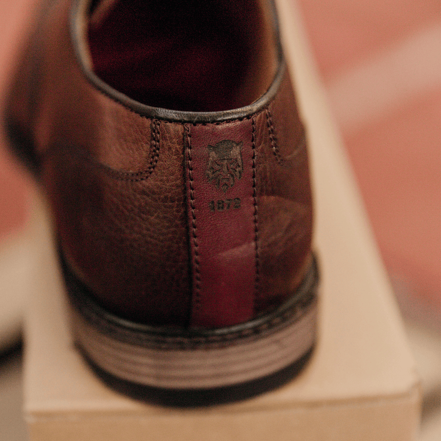 OFFIAH // CHESTNUT GRAINED-Men's Shoes | LANX Proper Men's Shoes