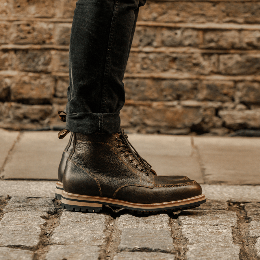 PIKE // PLUM GRAINED-Men's Boots | LANX Proper Men's Shoes