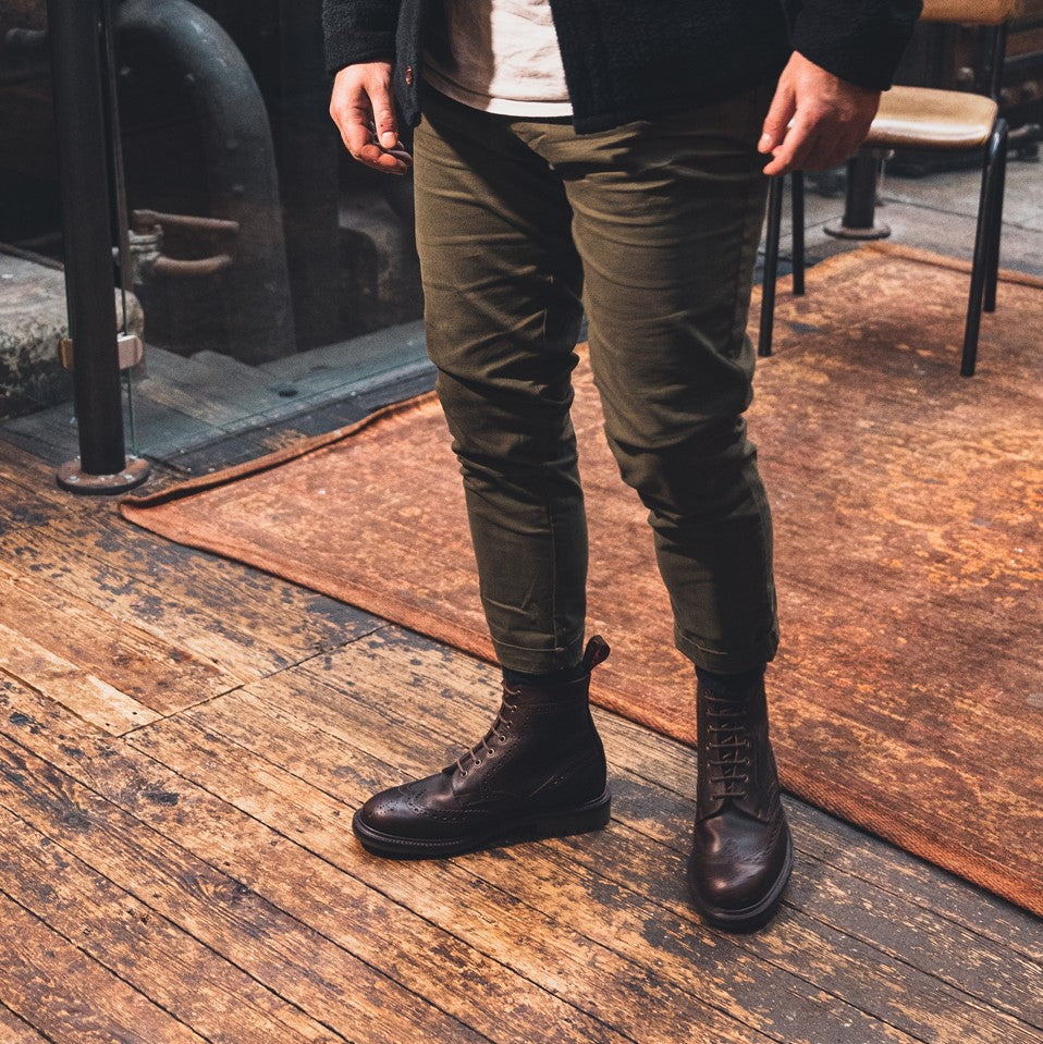 lanx men's footwear collections page for boots, brogues, dress shoes, sneakers
