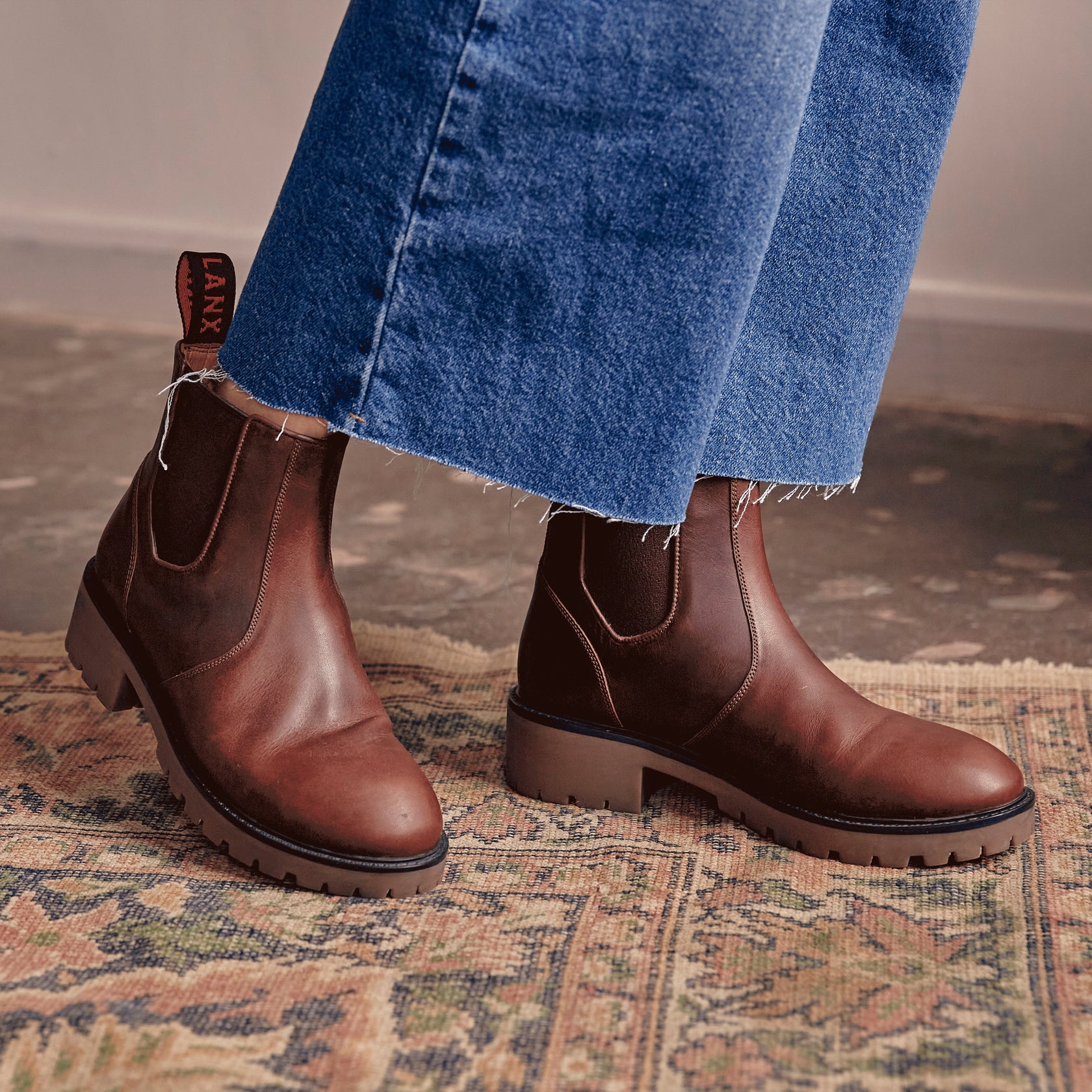 Women's - Tan - Brown - Leather - Chelsea Boots – LANX