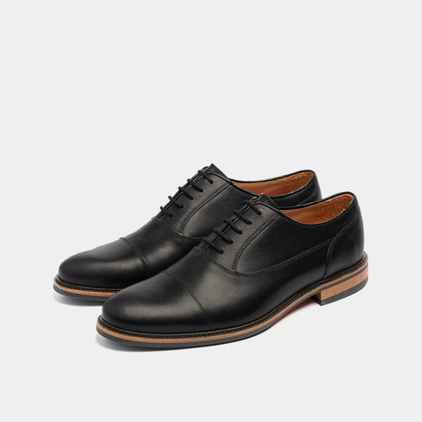 SABDEN // BLACK-Men's Shoes | LANX Proper Men's Shoes