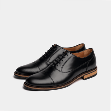 SABDEN // BLACK-MEN'S SHOE | LANX Proper Men's Shoes