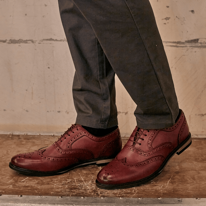 SHIREBURN // OXBLOOD-Men's Shoes | LANX Proper Men's Shoes