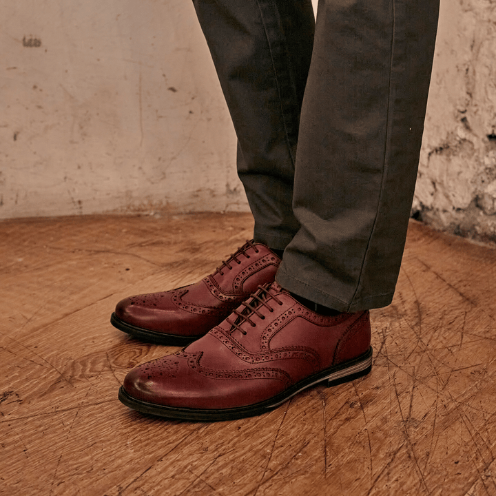 SHIREBURN // OXBLOOD-Men's Shoes | LANX Proper Men's Shoes