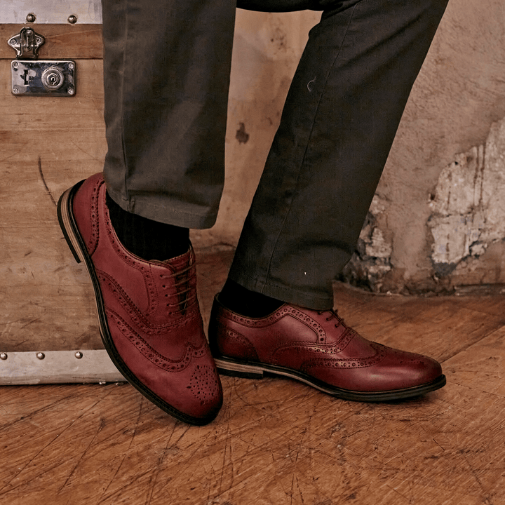 SHIREBURN // OXBLOOD-Men's Shoes | LANX Proper Men's Shoes