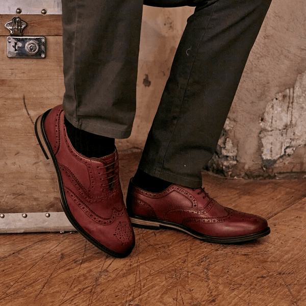 SHIREBURN // OXBLOOD-Men's Shoes | LANX Proper Men's Shoes