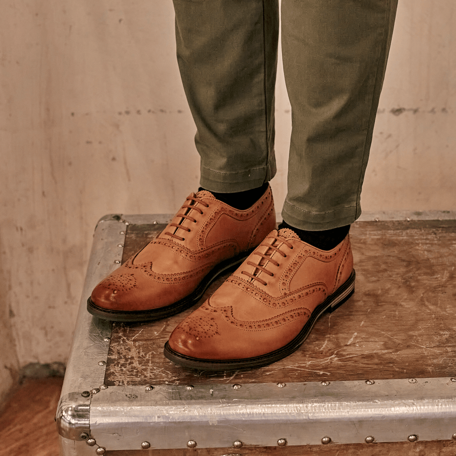 SHIREBURN // TAN-Men's Shoes | LANX Proper Men's Shoes