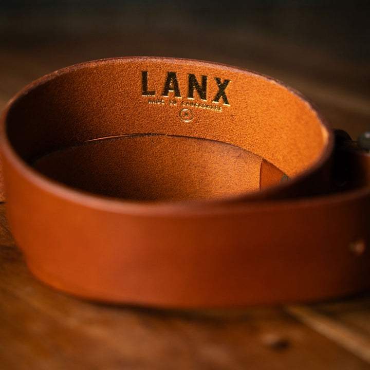 BLEASDALE / TAN-Belt | LANX Proper Men's Shoes