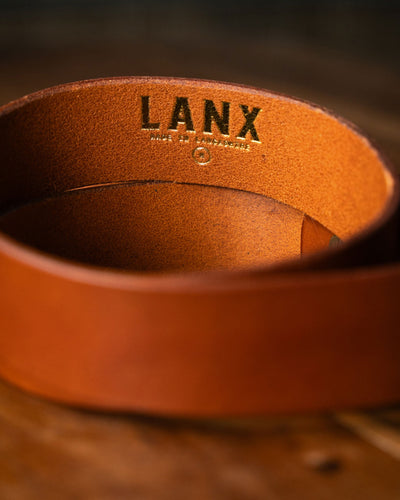 HODDER / TAN-Belt | LANX Proper Men's Shoes