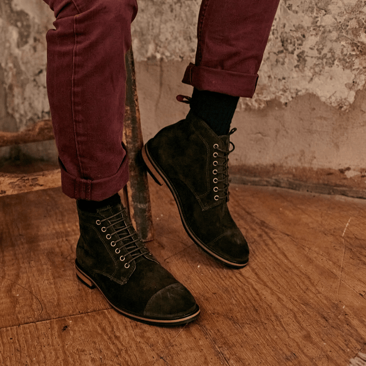 TASKER // EBONY-Men's Boots | LANX Proper Men's Shoes