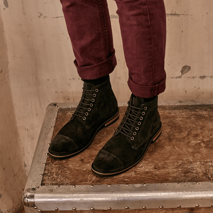 TASKER // EBONY-Men's Boots | LANX Proper Men's Shoes