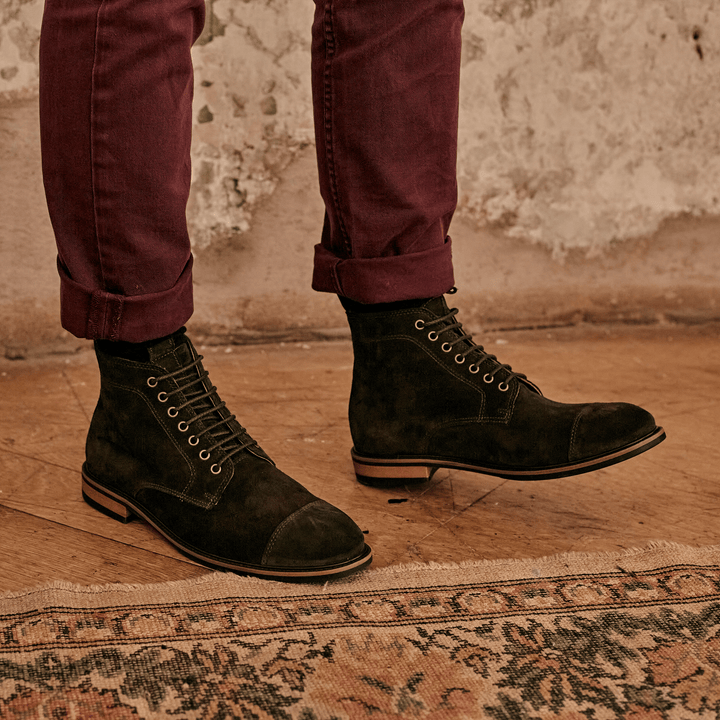 TASKER // EBONY-Men's Boots | LANX Proper Men's Shoes