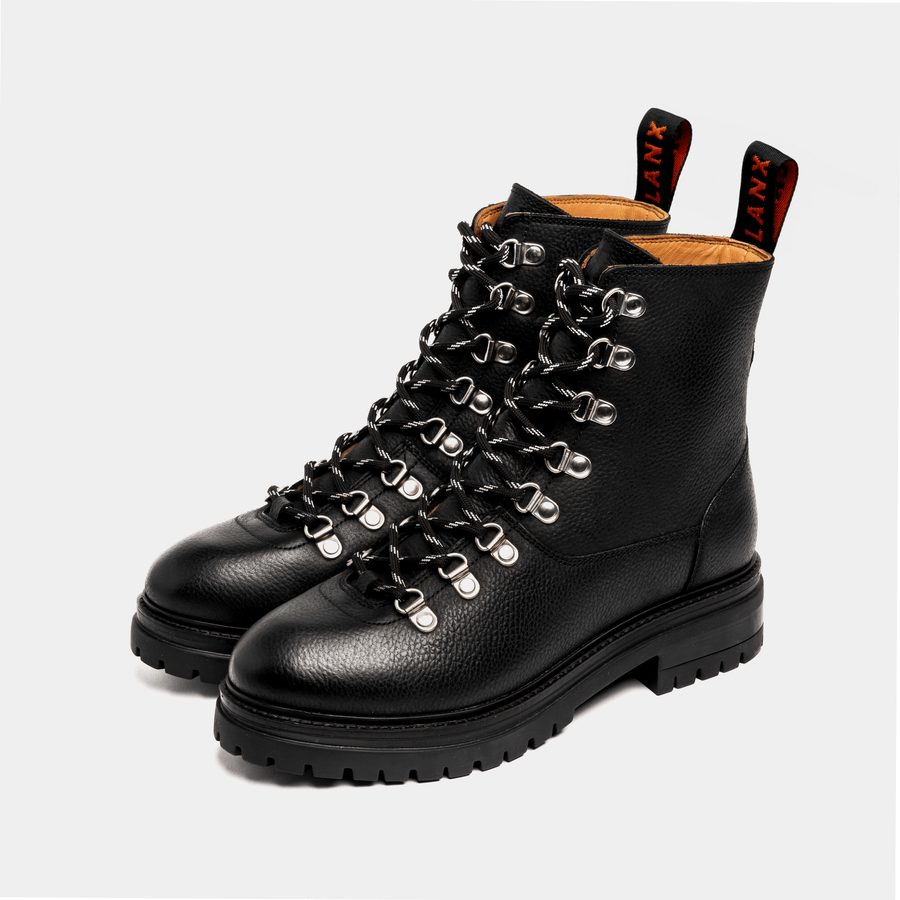 WHALLEY / BLACK GRAINED-Women’s Boots