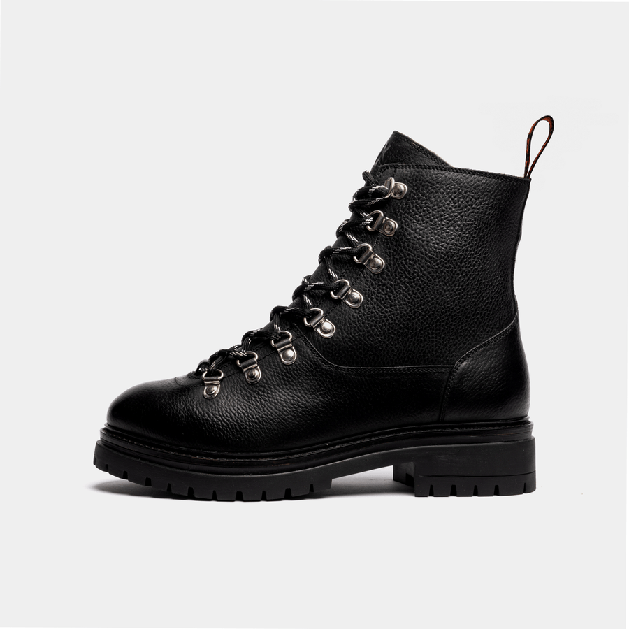 WHALLEY / BLACK GRAINED-Women’s Boots