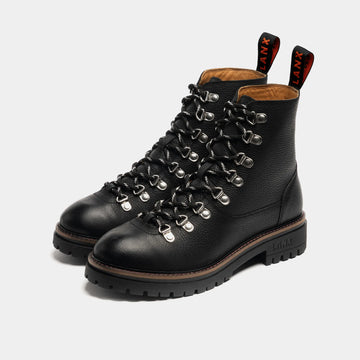 WHALLEY / BLACK GRAINED-Women’s Boots | LANX Proper Men's Shoes