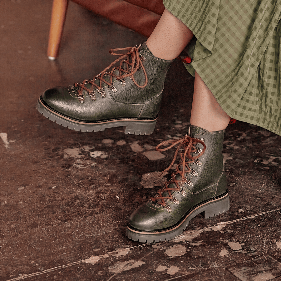 WHALLEY / BOTTLE GREEN-Women’s Boots