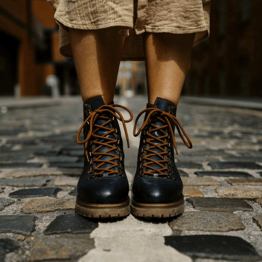 WHALLEY / NAVY-Women’s Boots | LANX Proper Men's Shoes