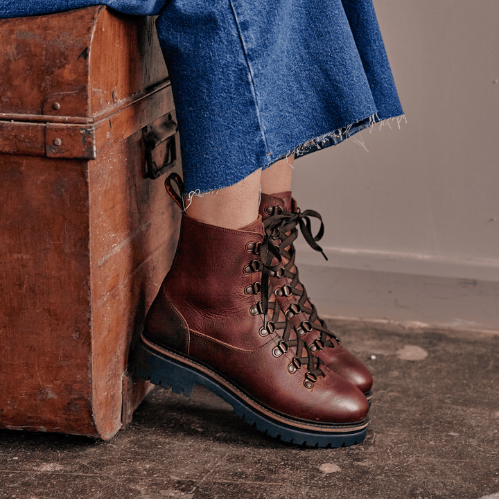 WHALLEY / REDBRICK GRAINED-Women’s Boots | LANX Proper Men's Shoes