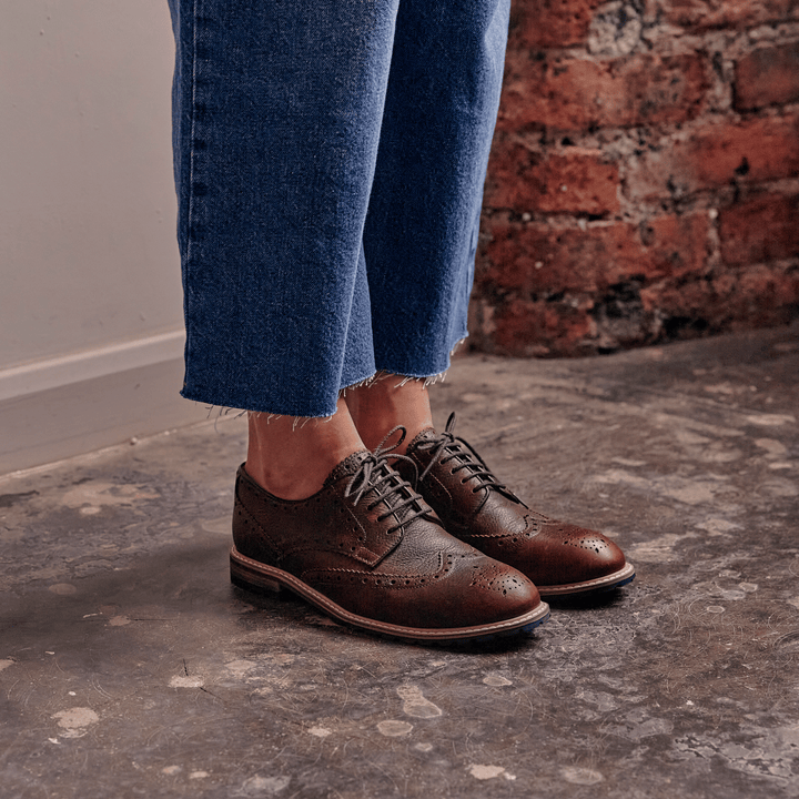 WHITEWELL / CHESTNUT GRAINED-Women’s Shoes | LANX Proper Men's Shoes