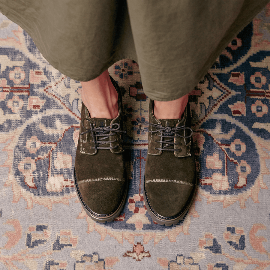 WILPSHIRE / KHAKI SUEDE-Women’s Shoes | LANX Proper Men's Shoes