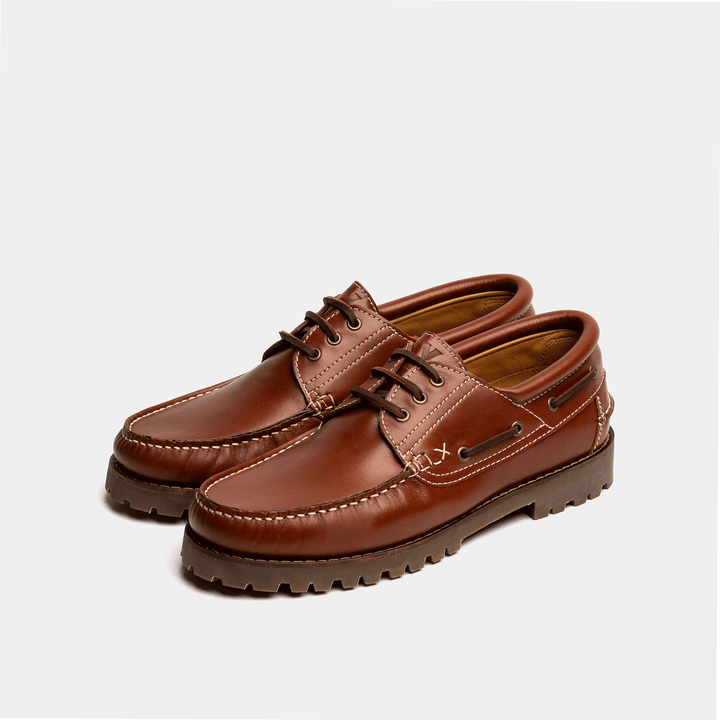 Men s Khaki Green Suede Moc Toe Boat Shoes LANX