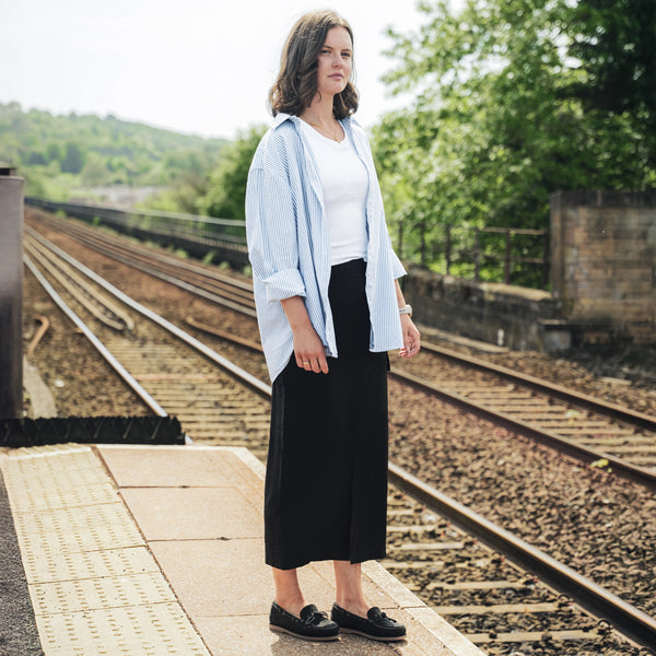 LYTHAM / BLACK GRAINED-Women’s Casual | LANX Proper Men's Shoes