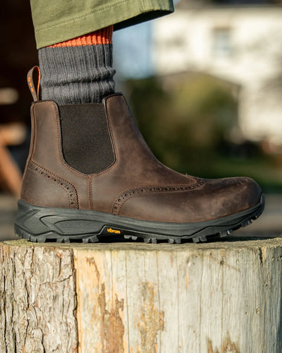 MALHAM // BROWN DISTRESSED