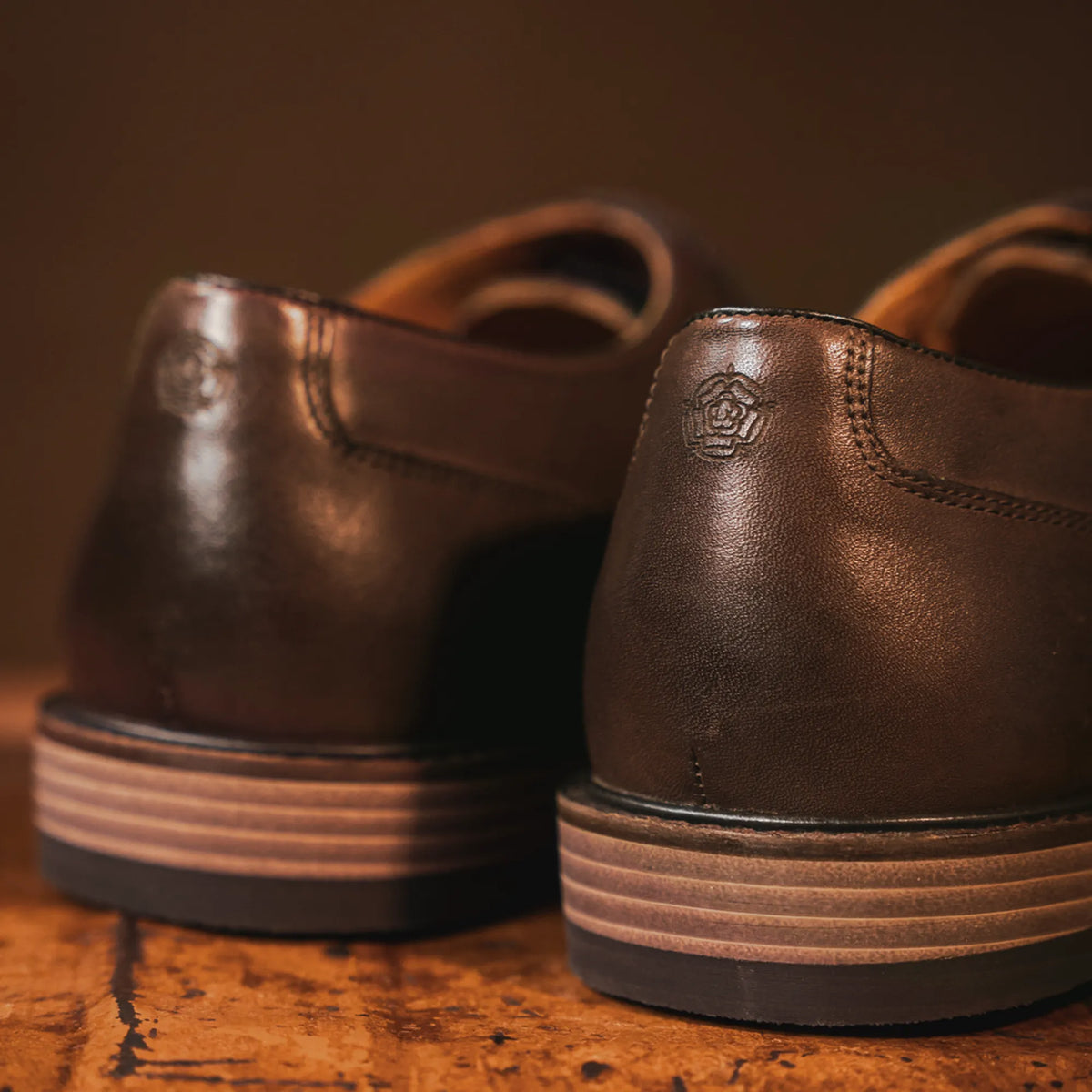 NEW Men’s Base London Maudslay Mod Scotch Leather Grain Derby Shoes.  Size 9 lanx-maudsley-brown-leather-  main image 2