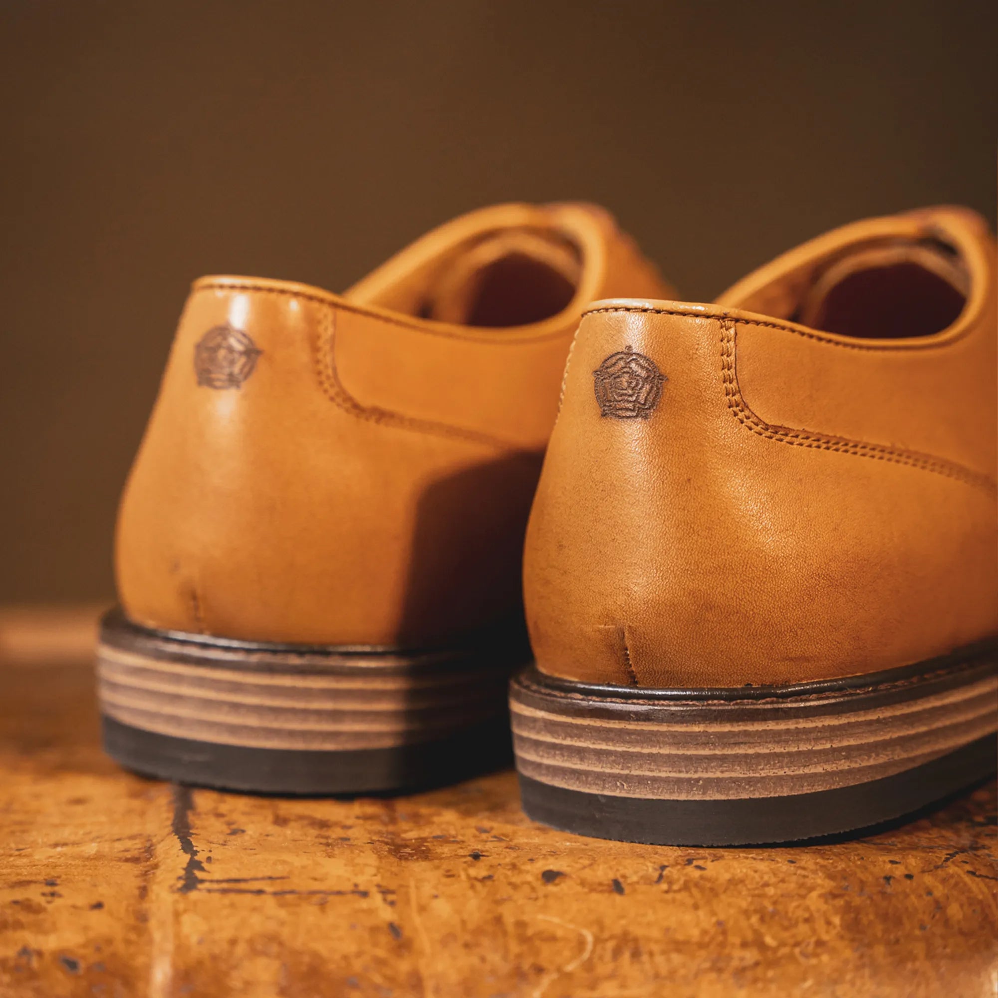 Men's - Tan - Brown - Leather - Oxford Shoes LANX Men's - Tan - Brown - Leather - Oxford Shoes LANX