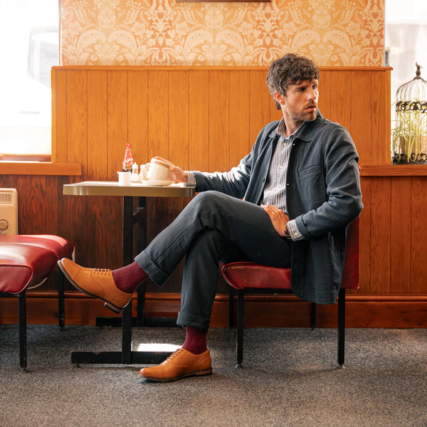 MAUDSLEY // TAN-Men's Shoes | LANX Proper Men's Shoes