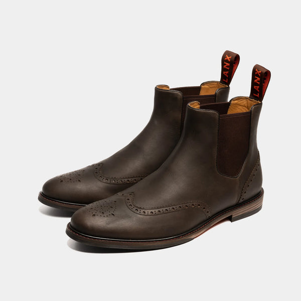 MITTON // GRFC BROWN DISTRESSED-Men's Chelsea | LANX Proper Men's Shoes