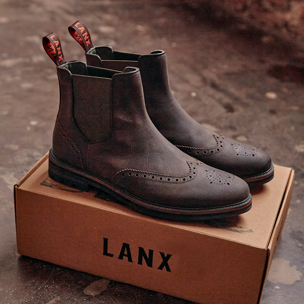 MITTON // BROWN & KHAKI-Men's Chelsea | LANX Proper Men's Shoes