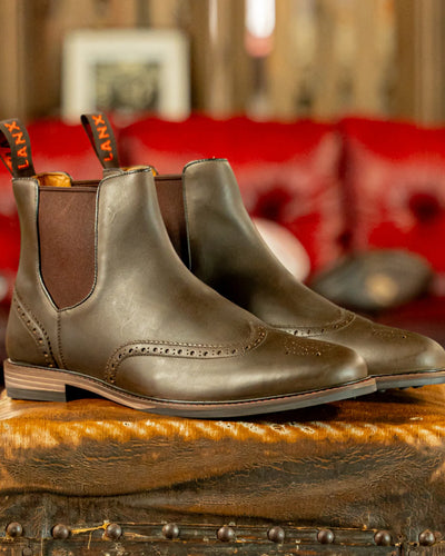 MITTON // GRFC BROWN DISTRESSED-Men's Chelsea | LANX Proper Men's Shoes