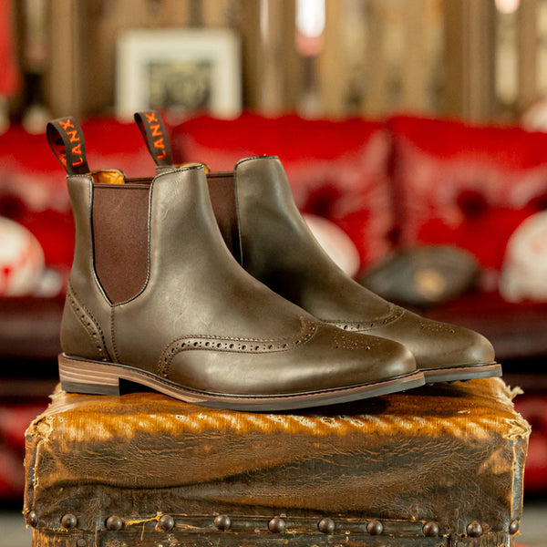 MITTON // GRFC BROWN DISTRESSED-Men's Chelsea | LANX Proper Men's Shoes