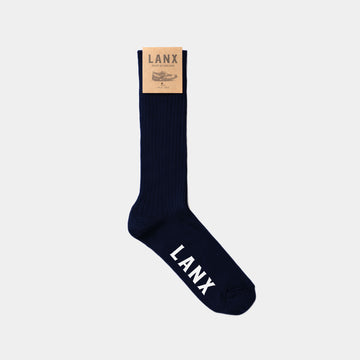 DRESS SOCK / NAVY-Socks | LANX Proper Men's Shoes