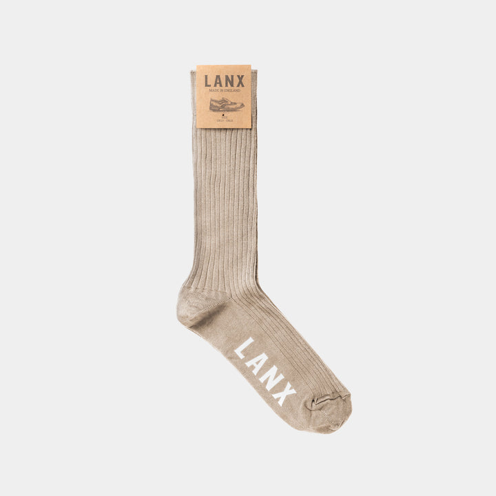 DRESS SOCK / OATMEAL-Socks | LANX Proper Men's Shoes