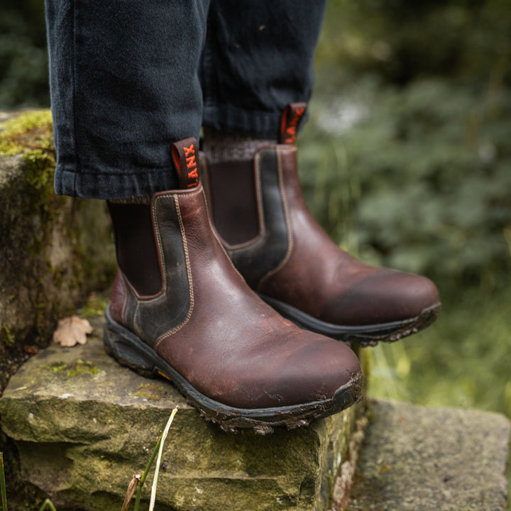 RIBCHESTER // REDBRICK & BLACK-Men's Outdoor | LANX Proper Men's Shoes