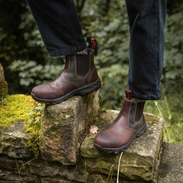 RIBCHESTER // REDBRICK & BLACK-Men's Outdoor | LANX Proper Men's Shoes